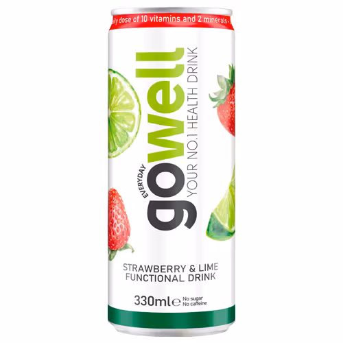 Go well jordgubb lime 33cl