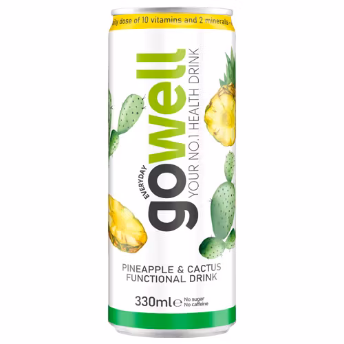 Go well ananas kaktus 33cl