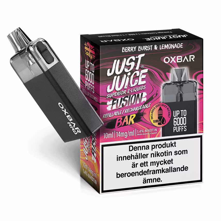 Just juice oxbar berry lemonade 14mg 2ml