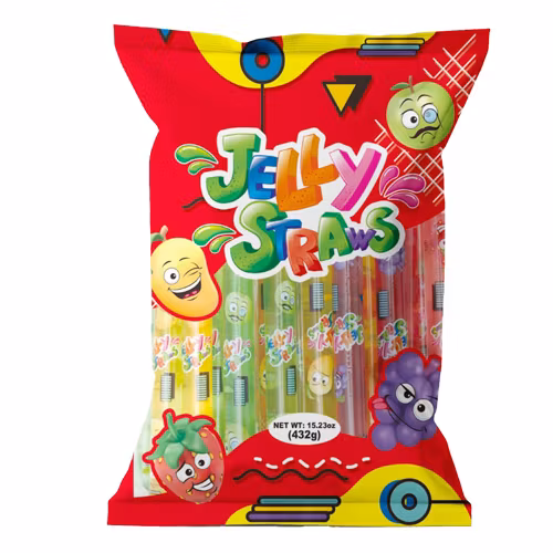 Jelly straws 432g