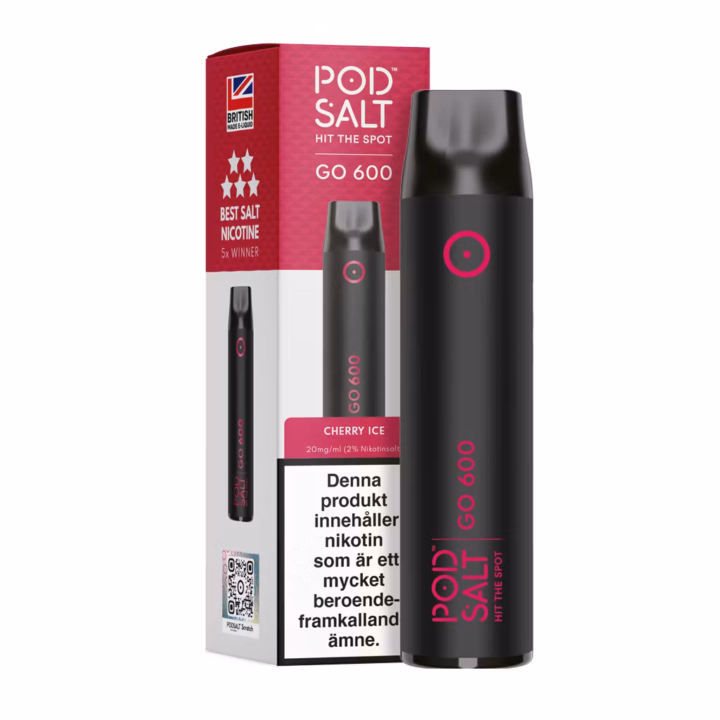 Podsalt go 600 cherry ice 20mg pod