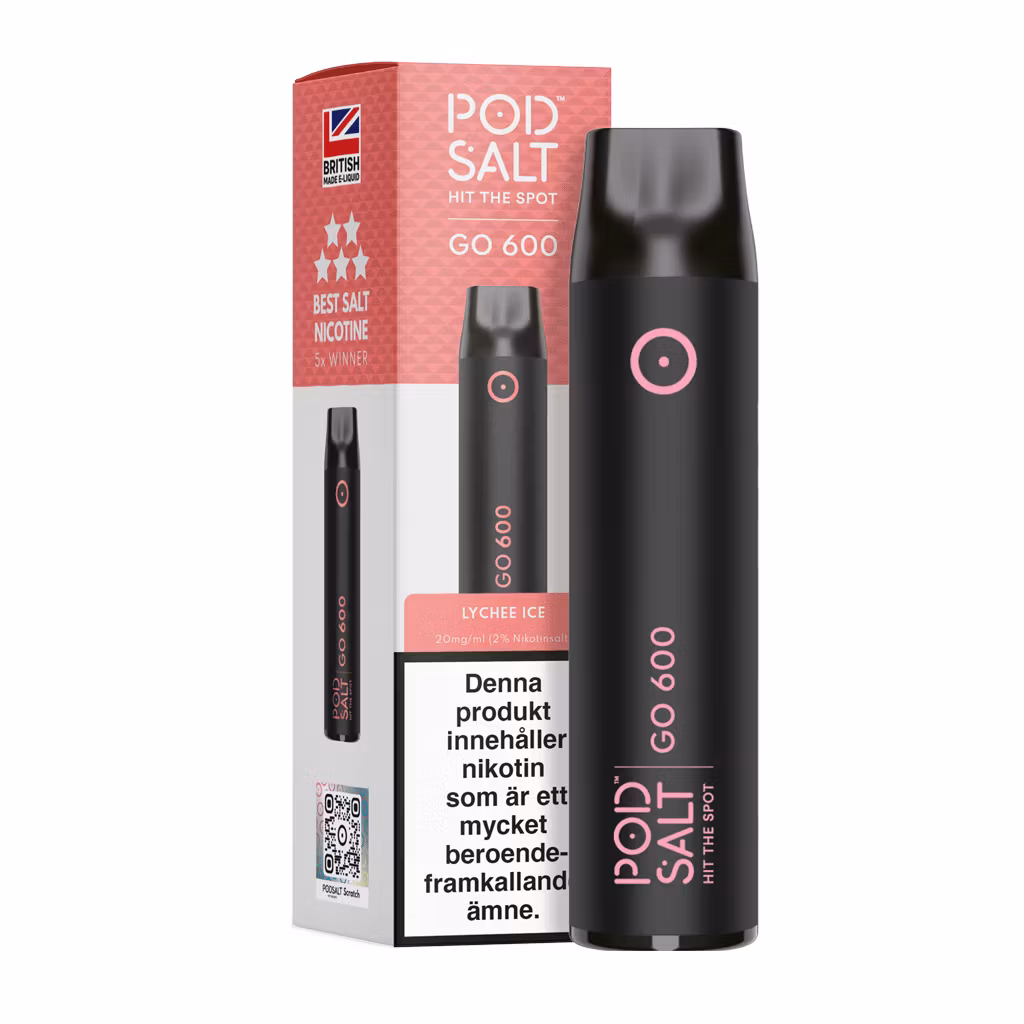 Podsalt go 600 lychee ice 20mg pod