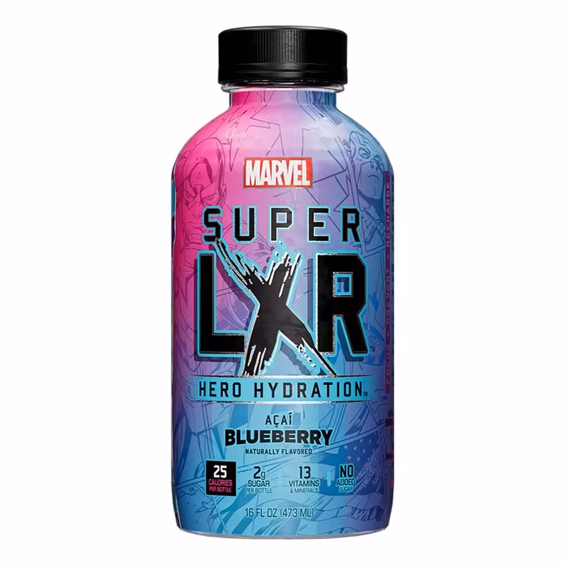 Marvel super LXR hero blueberry 47,3cl