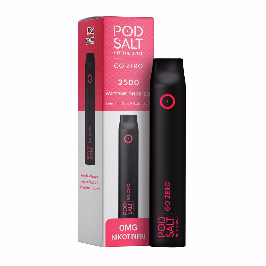 Podsalt go zero 2500 watermellon breeze 0mg
