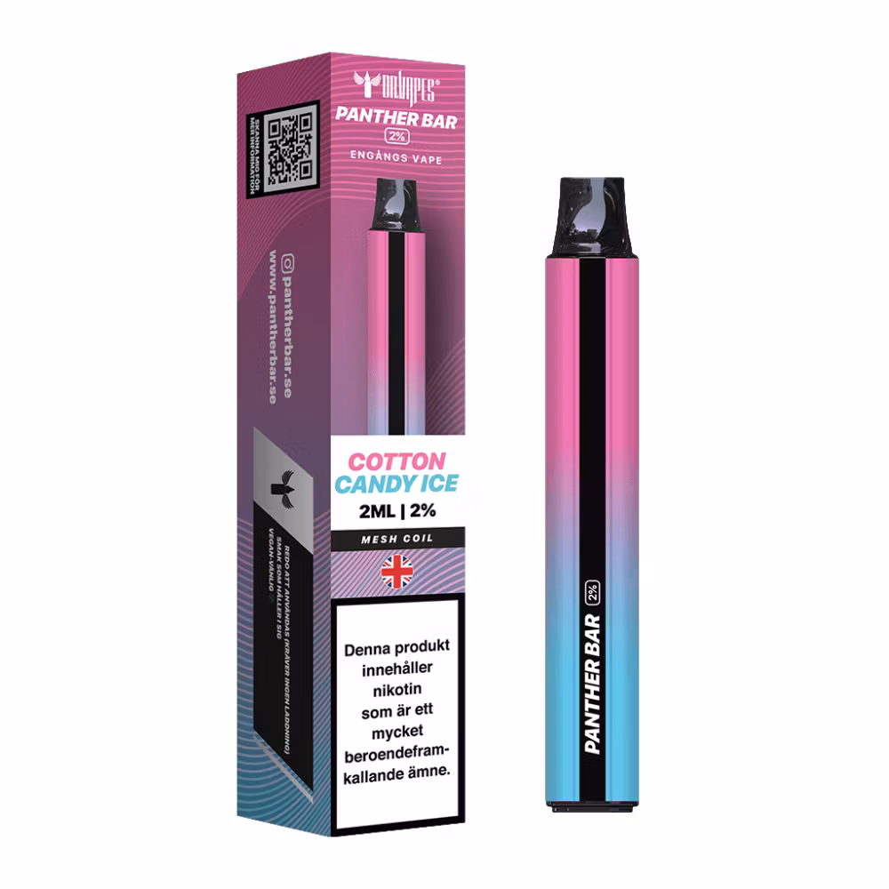 Panther bar cotton candy ice 20mg pod