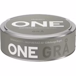 One grå granskott