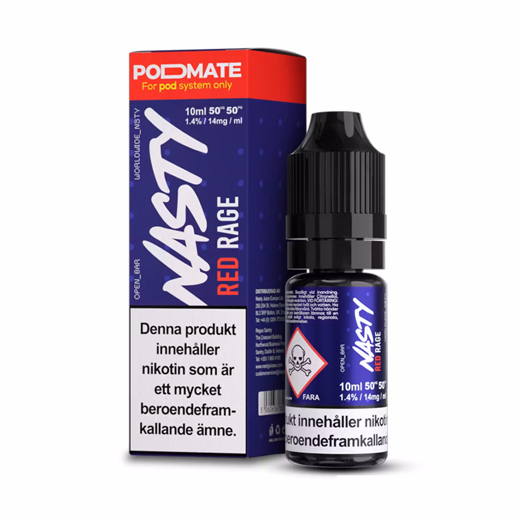 Nasty salt red rage 14mg