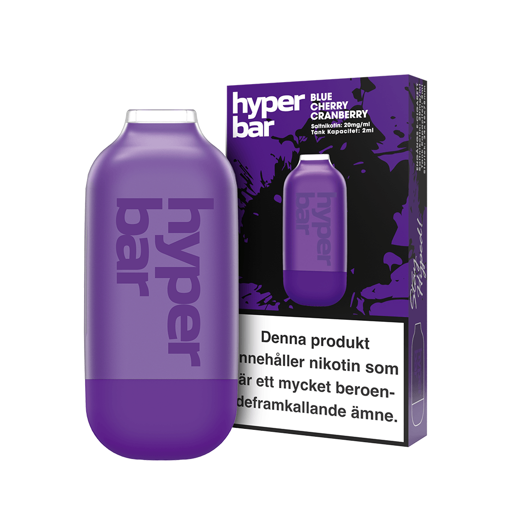 Hyper bar blue cherry cranberry 20mg