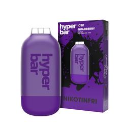 Hyper bar zero iced quadberry 0mg