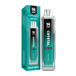 N one crystal zero menthol 0mg