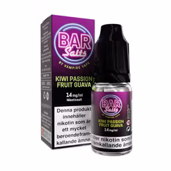 Bar salt kiwi passion fruit guava 14mg
