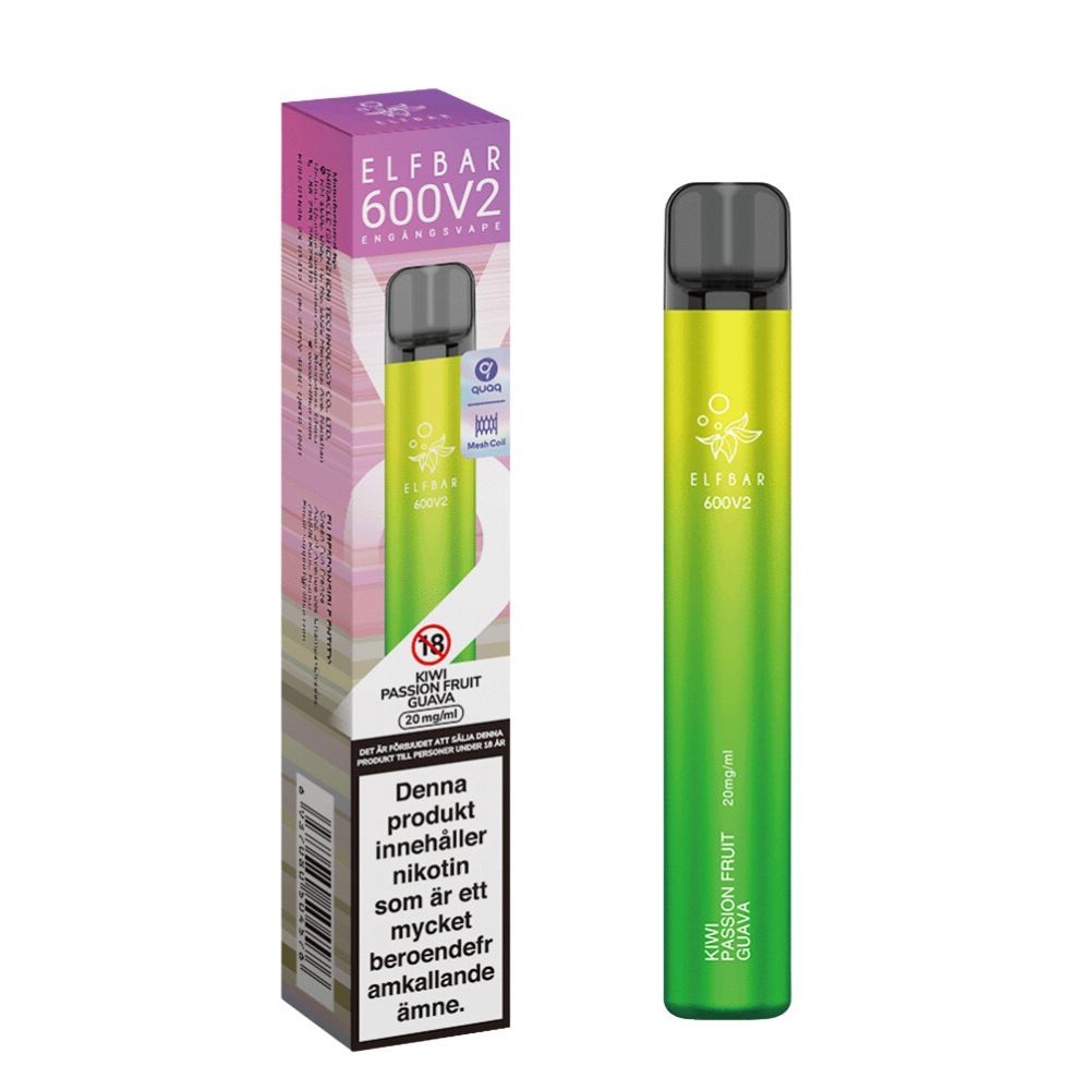 Elfbar V2 kiwi passion guava