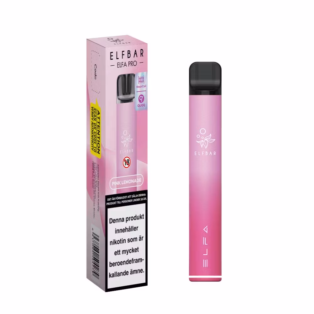 Elfbar mesh pink batteri