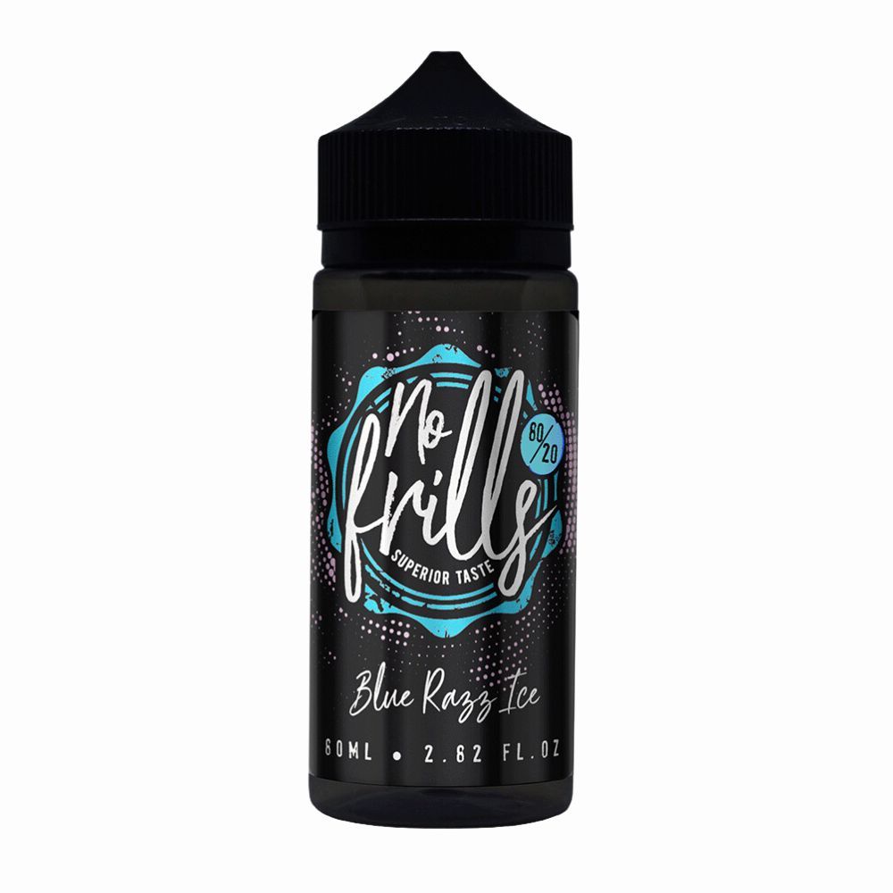 No Frills BLue Razz 100 ml