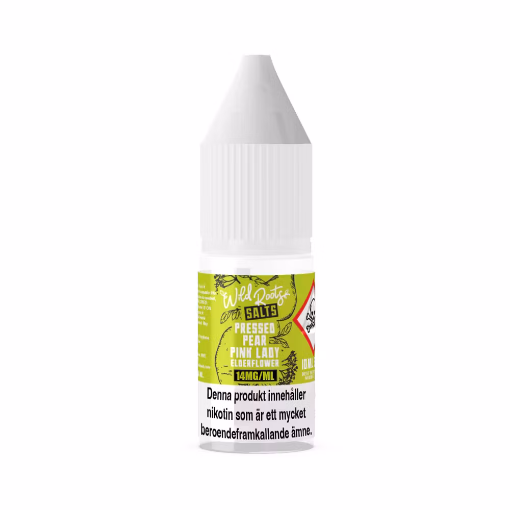 Wild roots wild pear,pink lady,elderflower 14mg