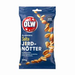 OLW salta jordnötter 165g