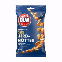 OLW salta jordnötter 165g