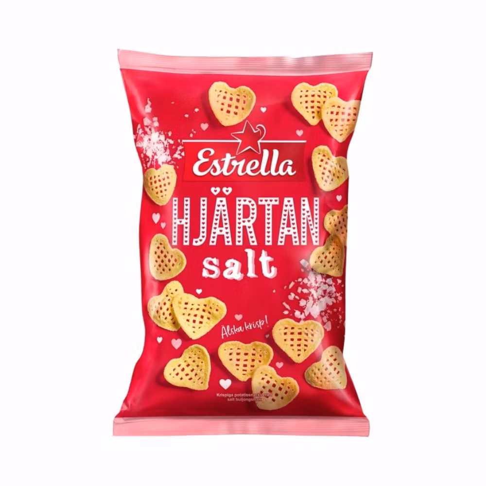 Estrella hjärtan salt 85g