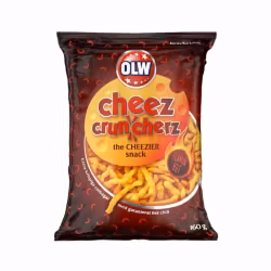 OLW cheez cruncherz flamin hot 160g