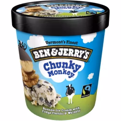 Ben & Jerrys chunky monkey