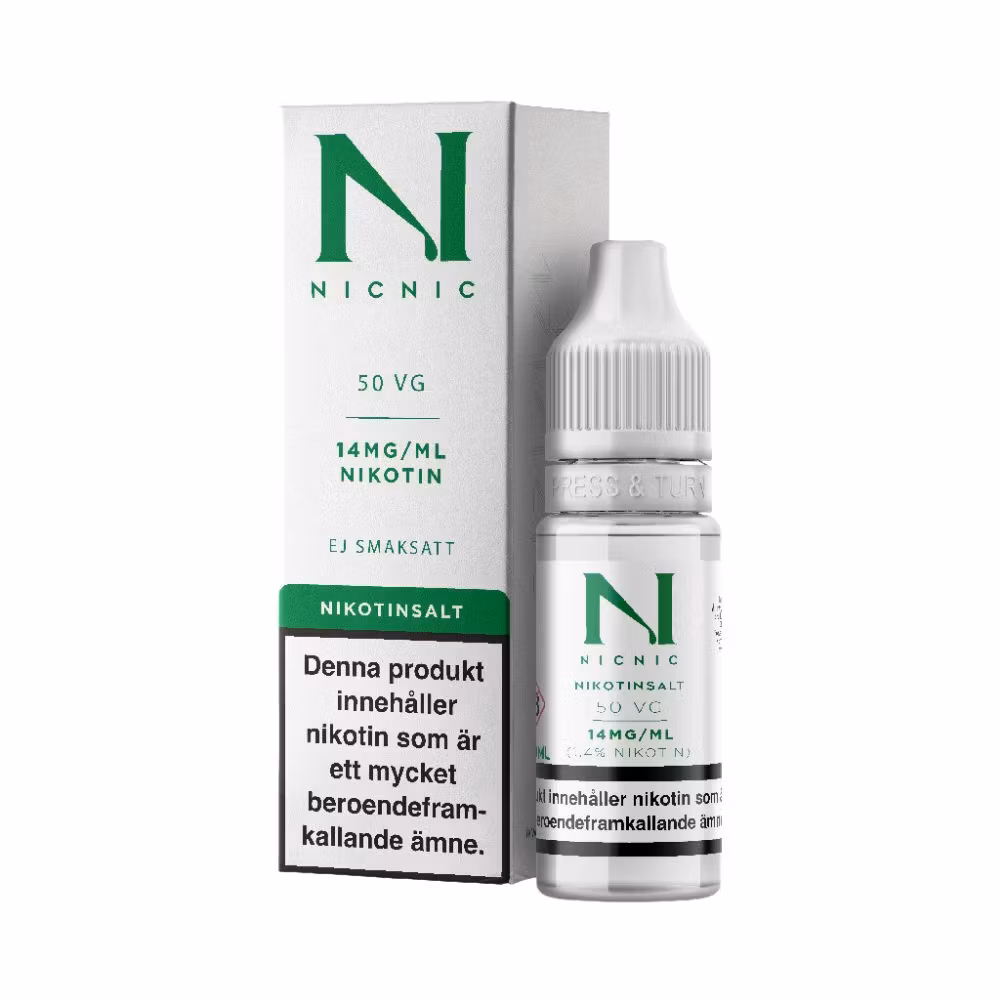 Nic Nic nicshots salt VG50 PG50