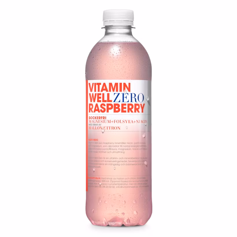 Vitamin well zero raspberry 50cl
