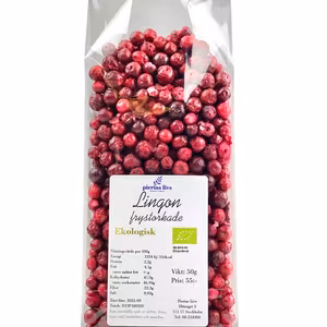 Lingon frystorkade 50g Ekologiska