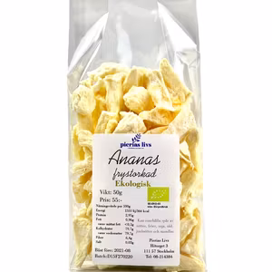 Ananas frystorkad Ekologisk 50g