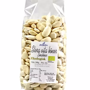 Stora vita bönor 500g Ekologiska