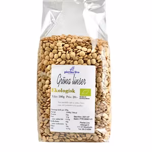 Gröna linser Ekologiska 500g