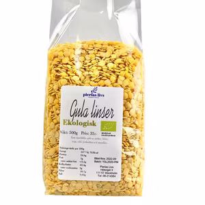 Gula linser Ekologiska 500g