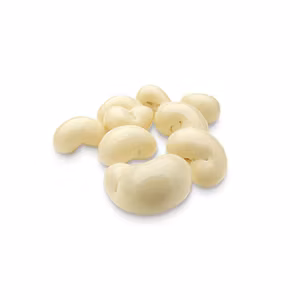 Cashewnötter i vit choklad 100g