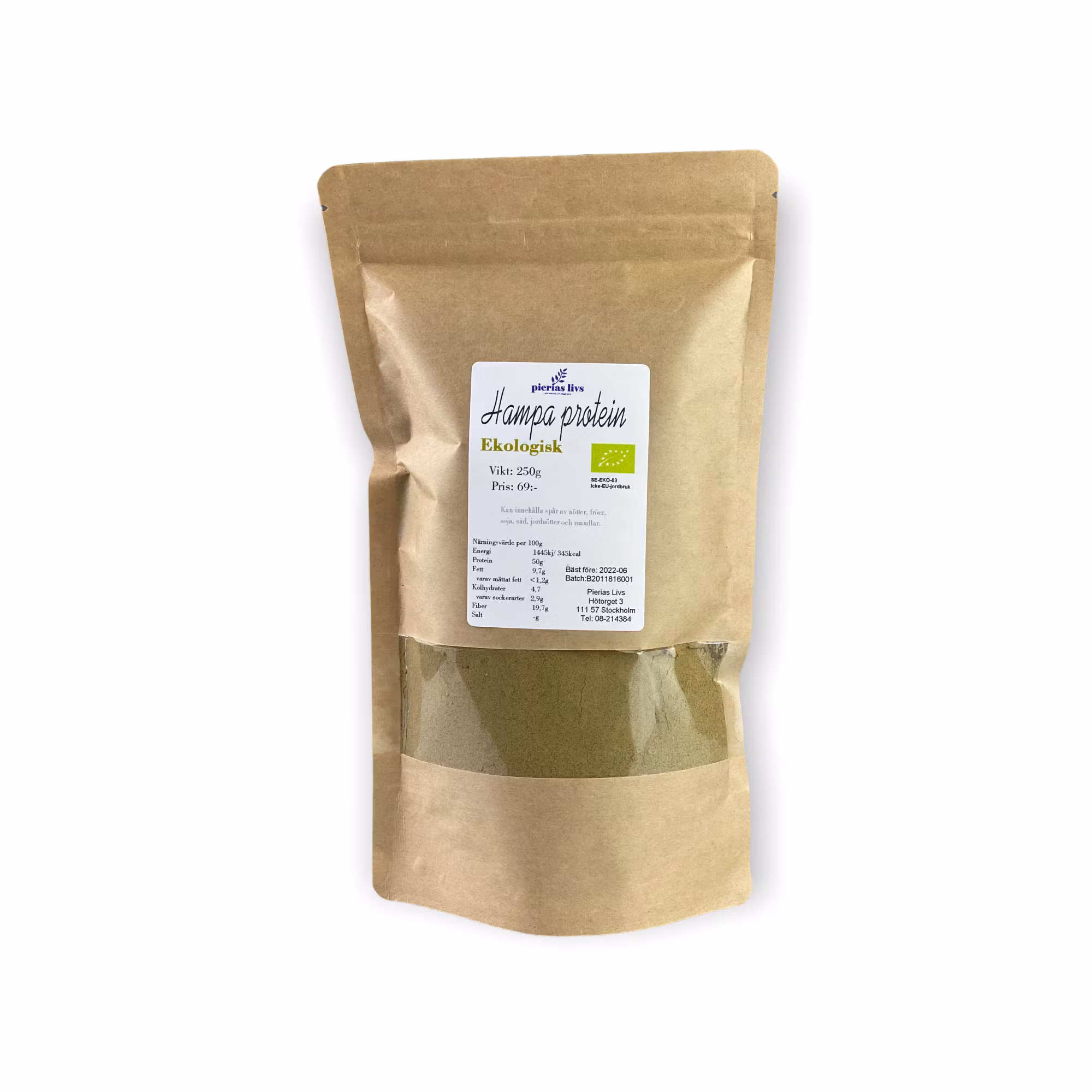 Hampaprotein Ekologiskt 250g