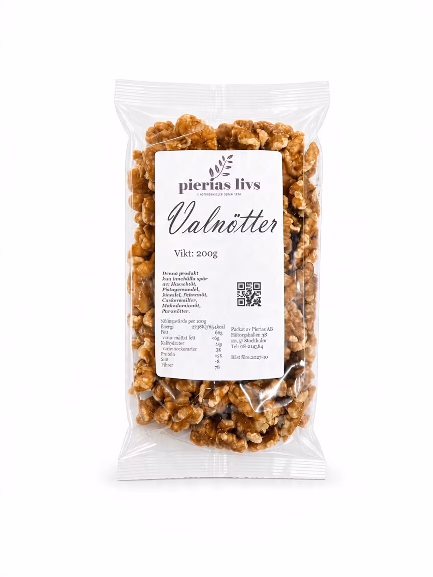 Valnötter 200g