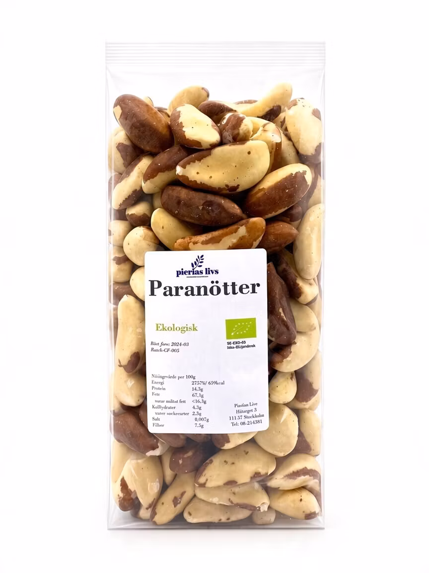 Paranötter Ekologiska 1kg