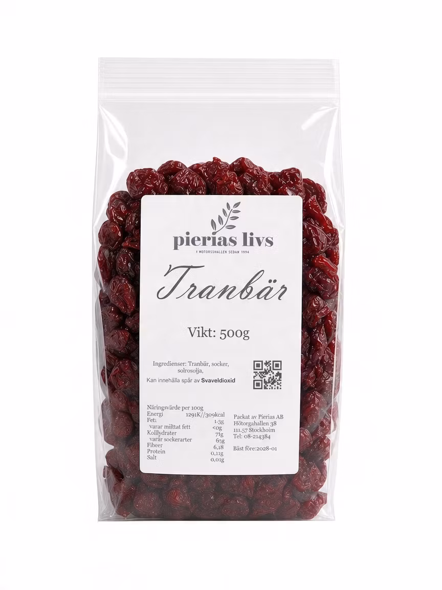 Tranbär 500g