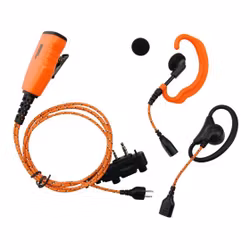 Jaktradio - ICOM ProHunt Basic 2 Paket Orange + Headset + Lång antenn