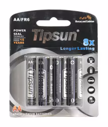 Tipsun AA Litium batteri, 4-pack