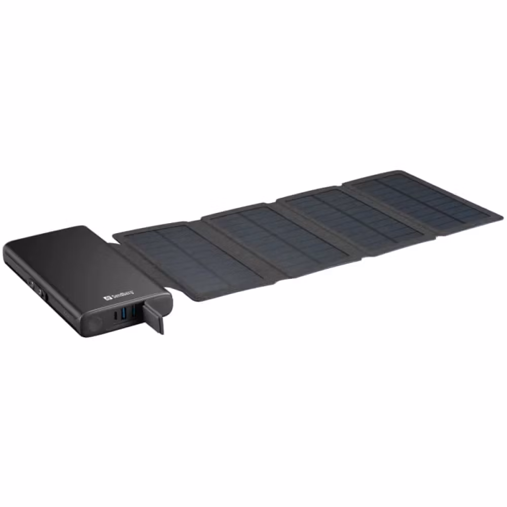 Sandberg - Solar 4 Panel Powerbank 25000 mAh