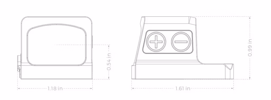 Holosun EPS GR-6, Green 6 MOA Dot, 7075 Aluminum, Enclosed
