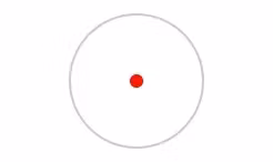 Holosun Red 6 MOA Dot, 7075 Aluminum, Enclosed