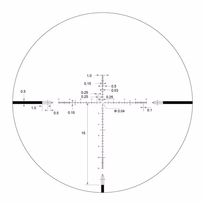 Arken Optics EPL4 4-16x44 FFP VHR MIL Belyst Kikarsikte