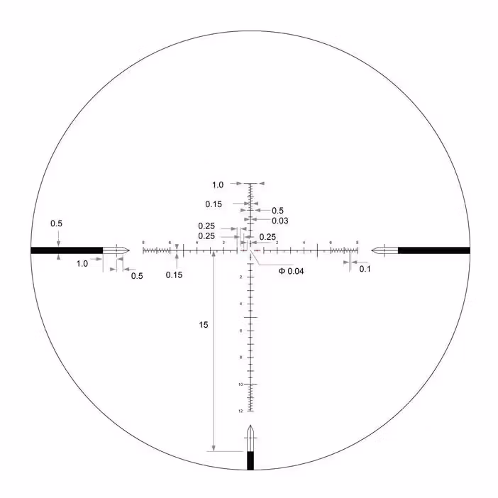 Arken Optics EPL4 4-16x44 FFP VHR MIL Belyst Kikarsikte