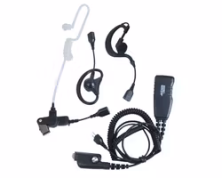 ProEquip PRO-U650SA Headset, 4-i-1, 3 öronbyglar/Peltor, Svart PTT