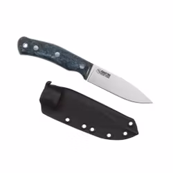 Casström No.10 Swedish Forest Knife, Stabiliserad masur Ocean, Rostfritt, Kydex