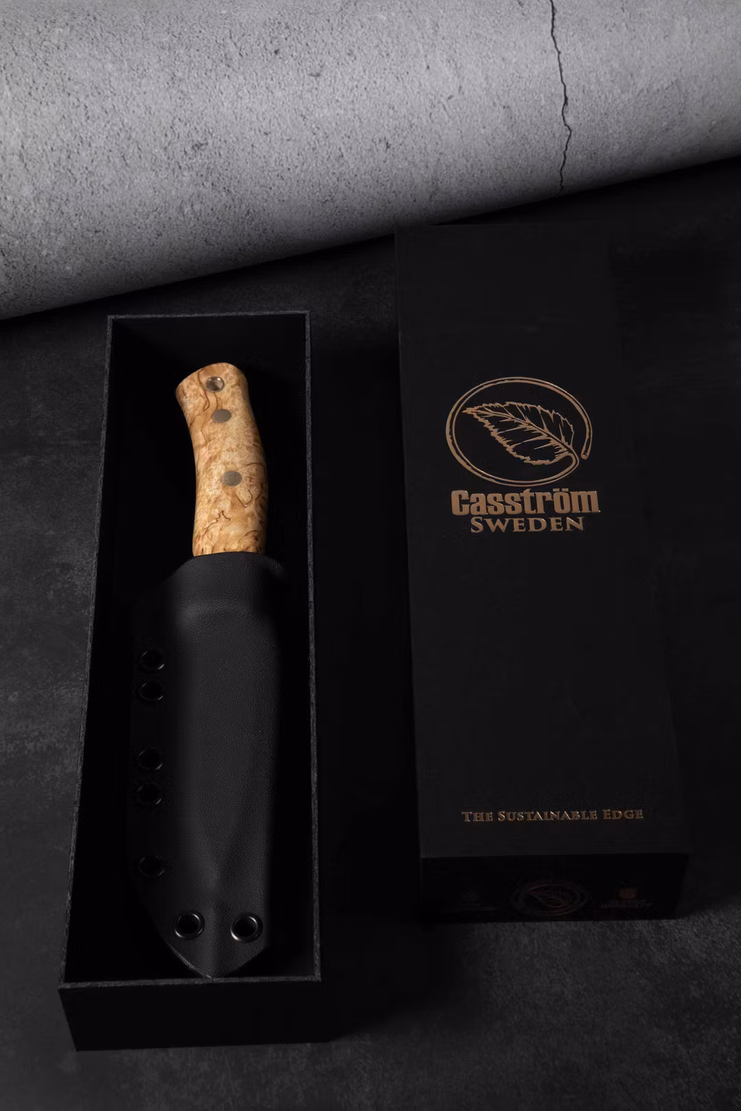 Casström No.10 SFK, Masurbjörk, Verktygsstål, Kydex