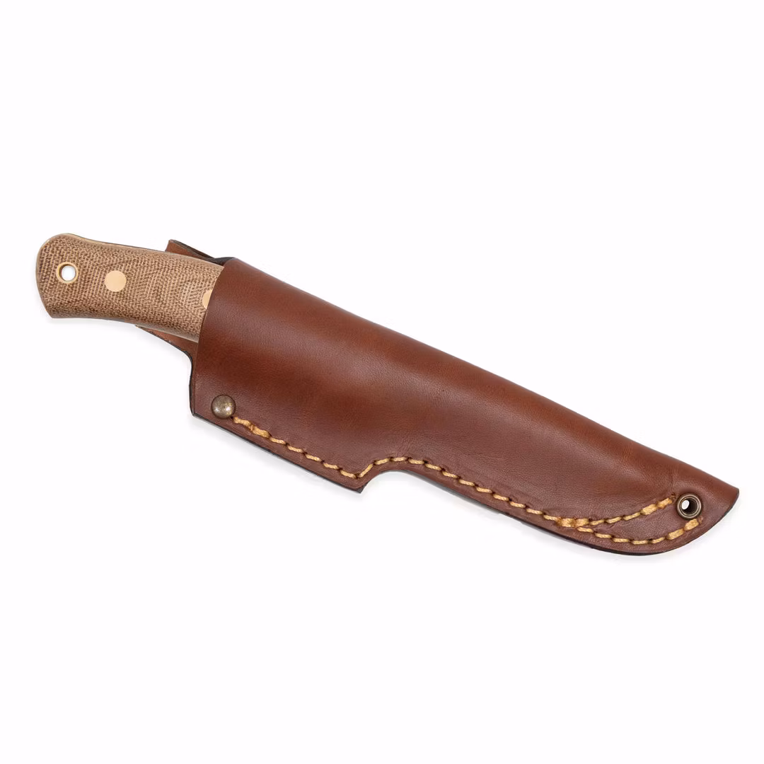 Casström No.10 SFK, Canvas Micarta, Verktygsstål, Läder