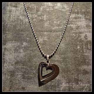 Halsband Dubbelhjärta