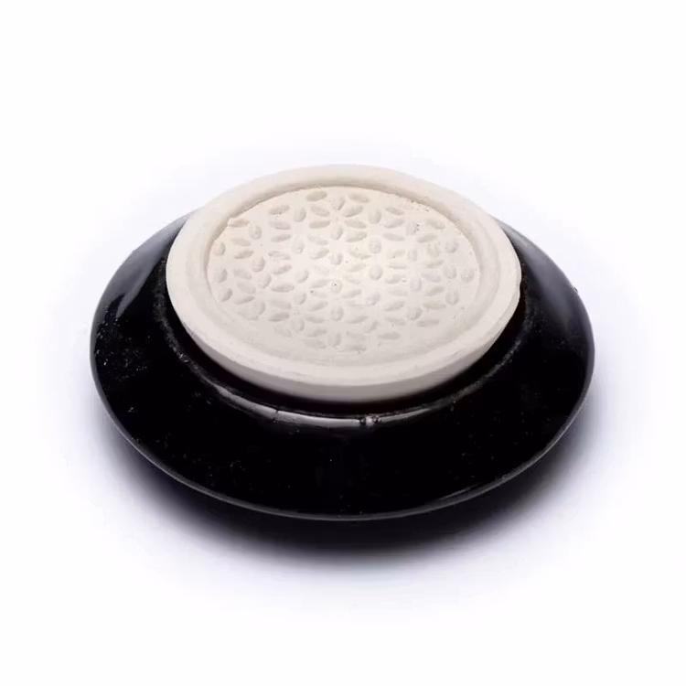 Doftsten Flower of Life (svart bas)