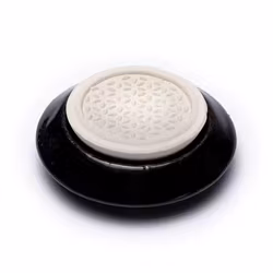 Doftsten Flower of Life (svart bas)